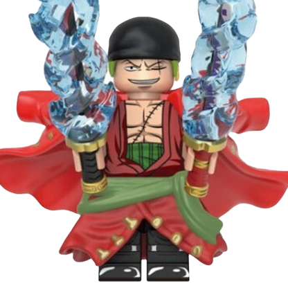 "PIRATE HUNTER ZORO" One Piece Brick Figure