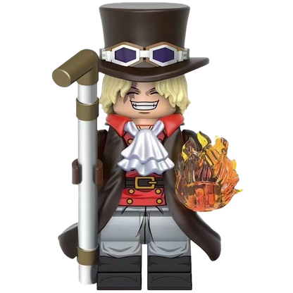 "BRONZE SABO" One Piece Brick Figure