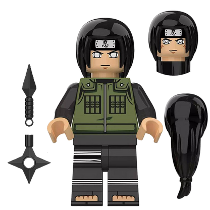 "NEJI HYUGA" Naruto Brick Figure
