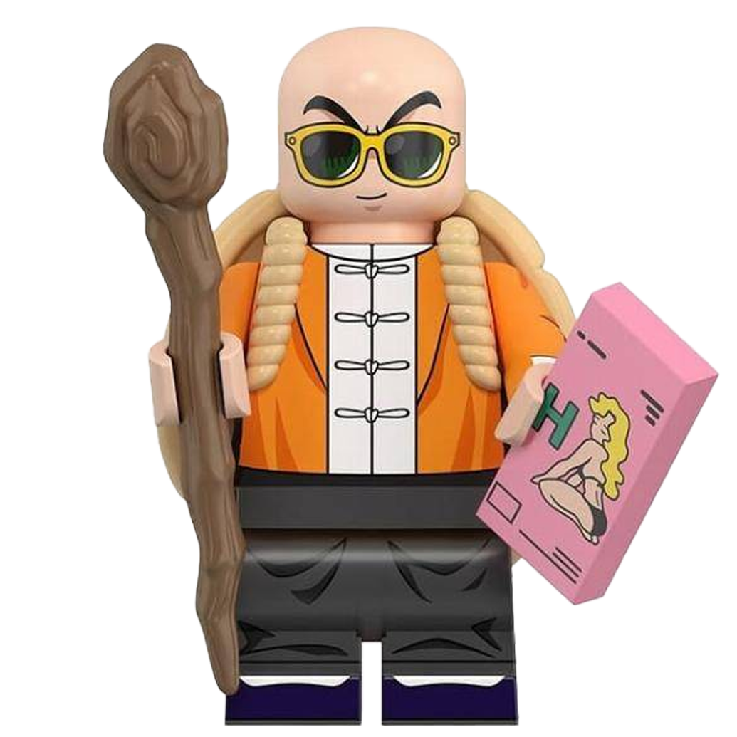 "YOUNG MASTER ROSHI" Dragon Ball Z Brick Figure
