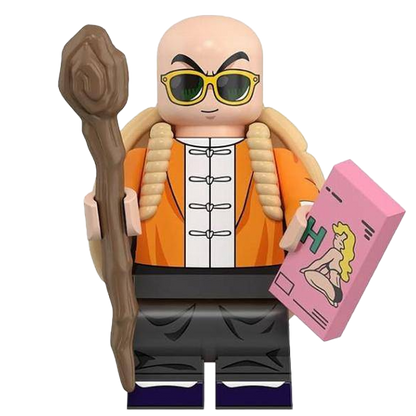 "YOUNG MASTER ROSHI" Dragon Ball Z Brick Figure