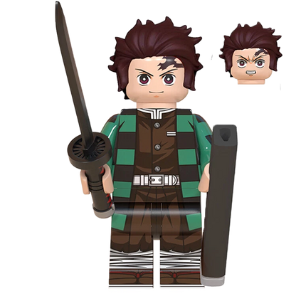 "TANJIRO KAMADO" Demon Slayer Brick Figure