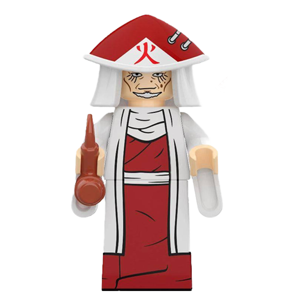 "HOKAGE HIRUZEN SARUTOBI" Naruto Brick Figure