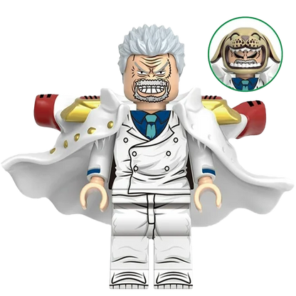"MONKEY D. GARP" One Piece Brick Figure