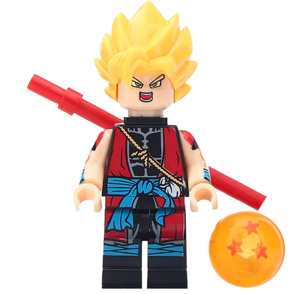"XENO GOKU" Dragon Ball Z Brick Figure