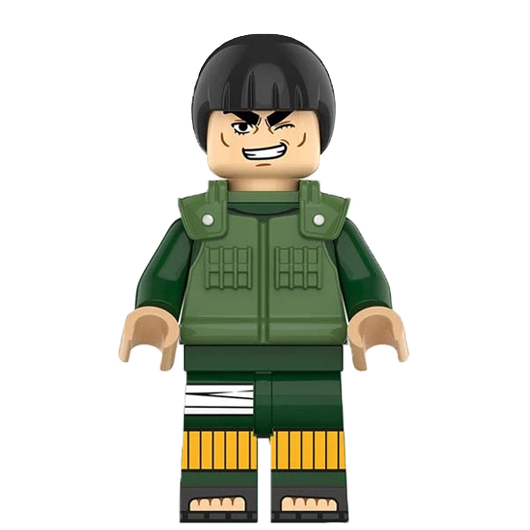 "MIGHT GUY" Naruto Brick Figure