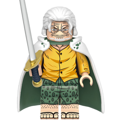 "SILVERS RAYLEIGH" One Piece Brick Figure