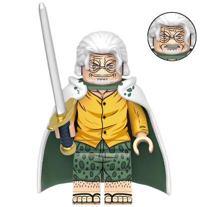 "SILVERS RAYLEIGH" One Piece Brick Figure