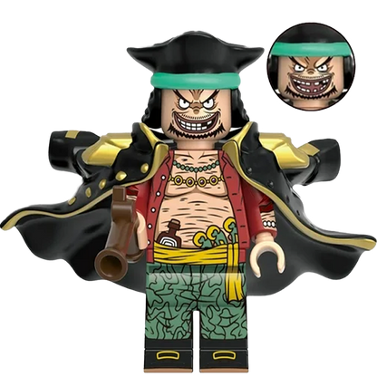 "BLACK BEARD" One Piece Brick Figure