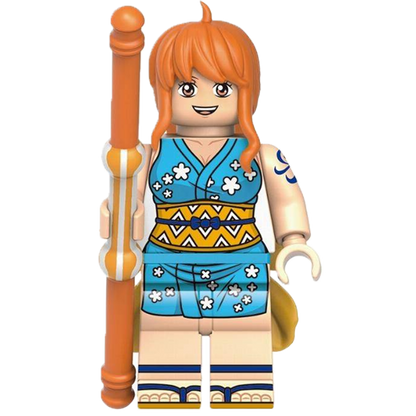 "NAMI" One Piece Brick Figure