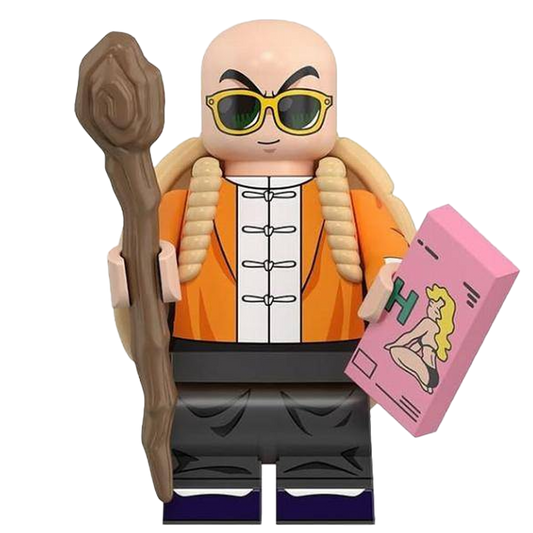 "YOUNG MASTER ROSHI" Dragon Ball Z Brick Figure