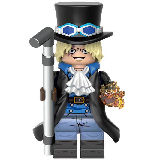 "SABO" One Piece Brick Figure