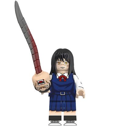 "ASA MITAKA" Chainsaw Man Brick Figure