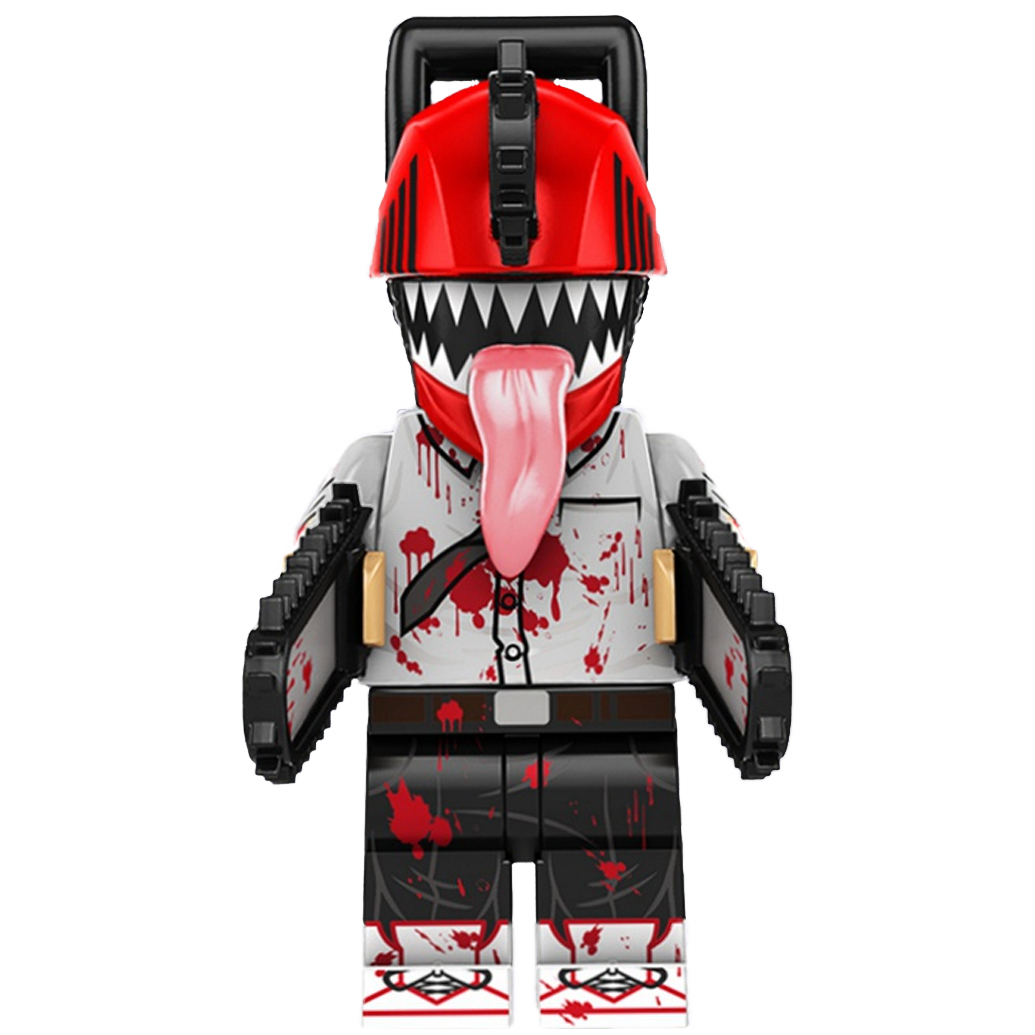 "BLACK CHAINSAW MAN" Chainsaw Man Brick Figure
