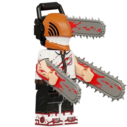 "CHAINSAW KID" Chainsaw Man Brick Figure