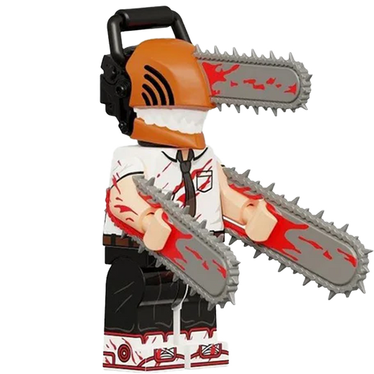 "CHAINSAW KID" Chainsaw Man Brick Figure