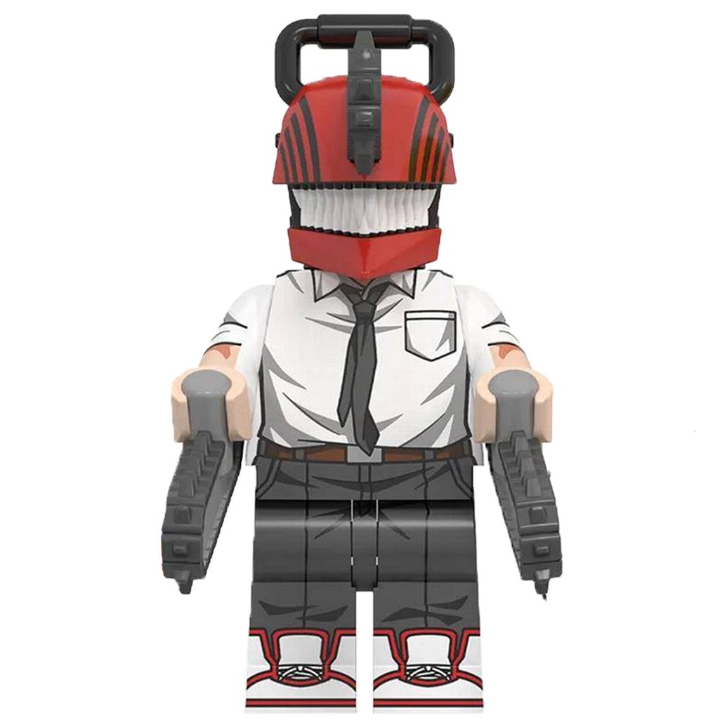 "RED CHAINSAW MAN" Chainsaw Man Brick Figure