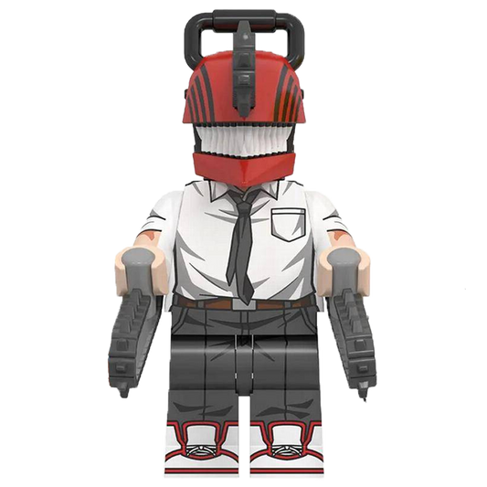 "RED CHAINSAW MAN" Chainsaw Man Brick Figure