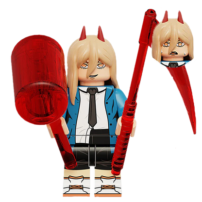 "POWER" Chainsaw Man Brick Figure