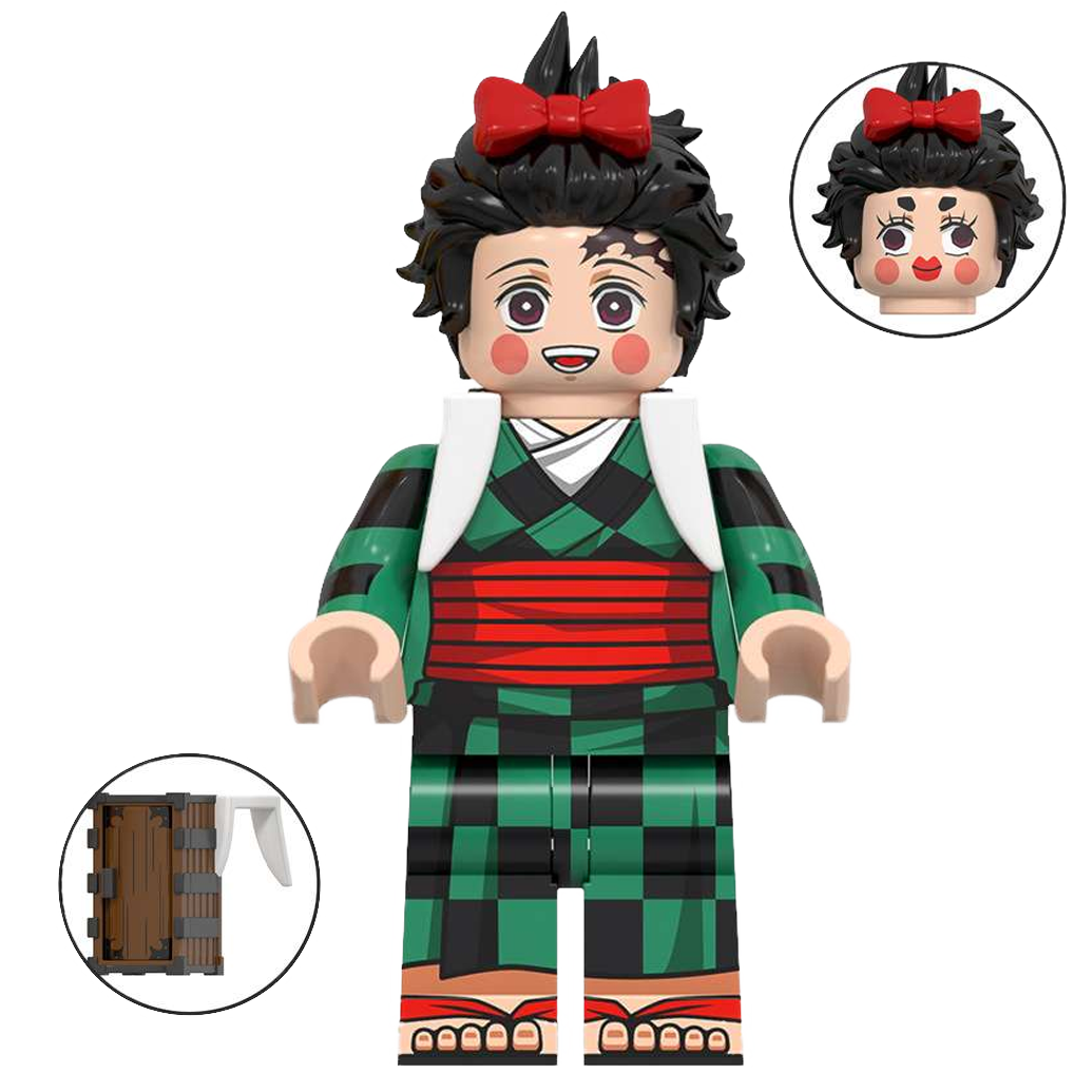 "TANJIRO DISGUISE" Demon Slayer Brick Figure