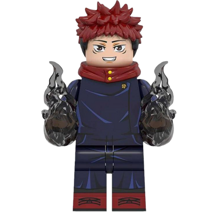 "YUJI" Jujutsu Kaisen Brick Figure