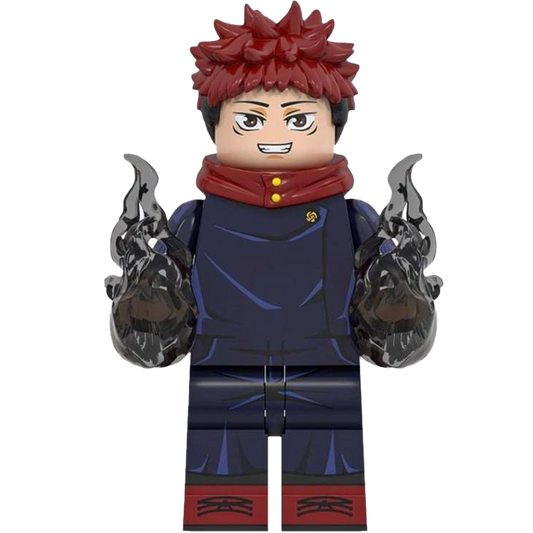 "YUJI" Jujutsu Kaisen Brick Figure