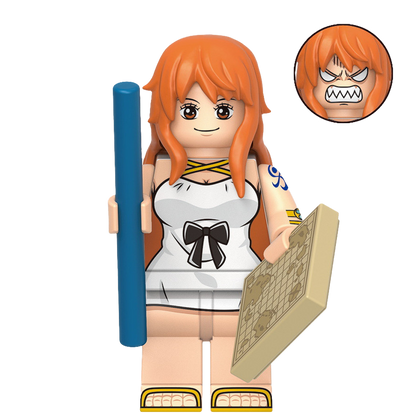 "CAT BURGLAR NAMI" One Piece Brick Figure