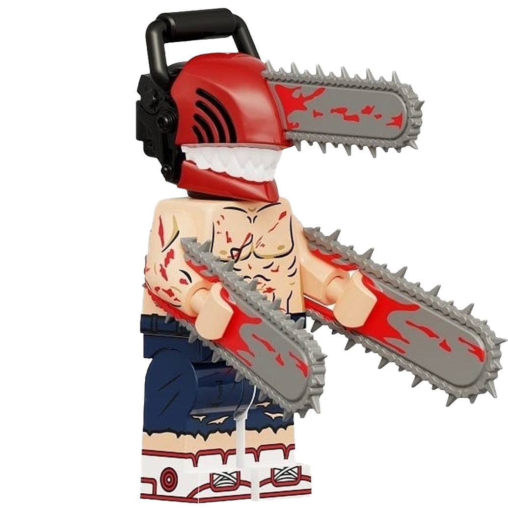 "POCHITA AND DENJI" Chainsaw Man Brick Figure