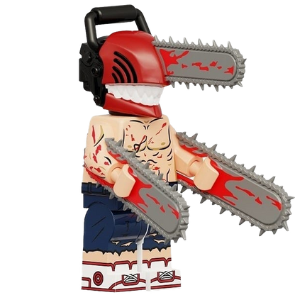 "POCHITA AND DENJI" Chainsaw Man Brick Figure