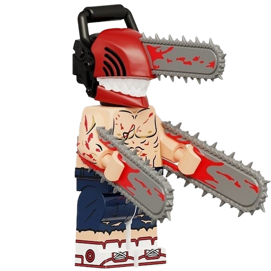 "POCHITA AND DENJI" Chainsaw Man Brick Figure