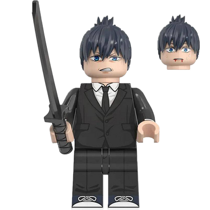 "AKI" Chainsaw Man Brick Figure