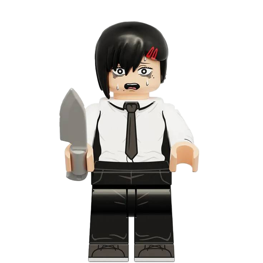 "KOBENI HIGASHIYAMA" Chainsaw Man Brick Figure