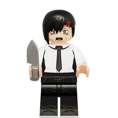 "KOBENI HIGASHIYAMA" Chainsaw Man Brick Figure