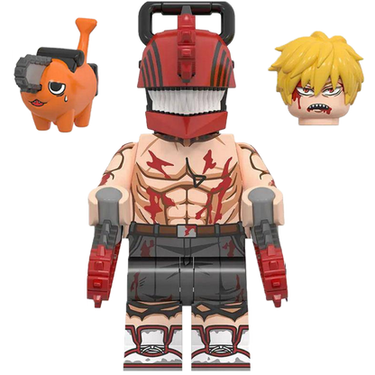 "DENJI" Chainsaw Man Brick Figure
