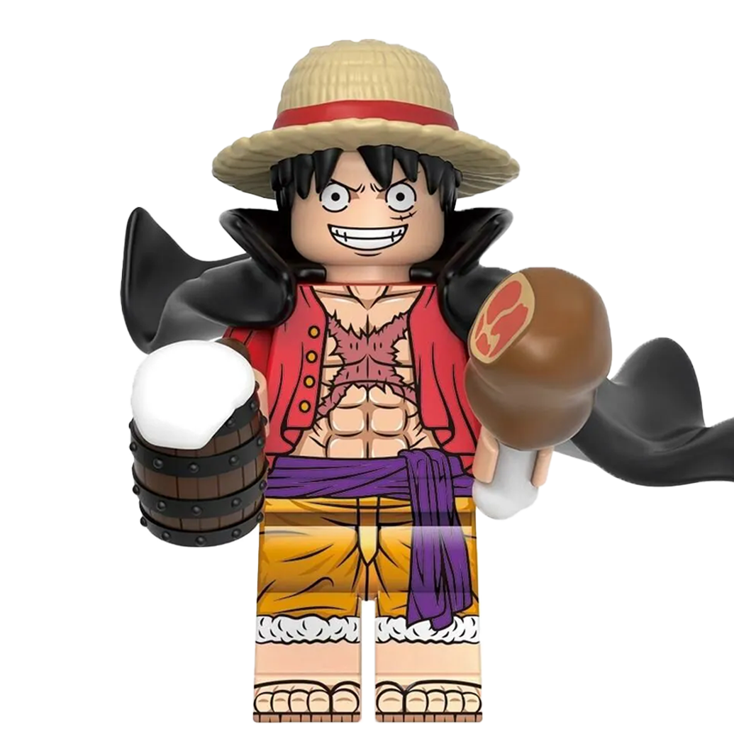 "CAPTAIN LUFFY" One Piece Brick Figure