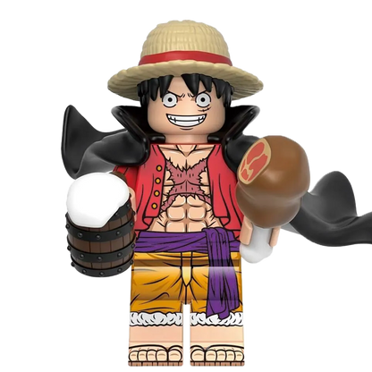 "CAPTAIN LUFFY" One Piece Brick Figure