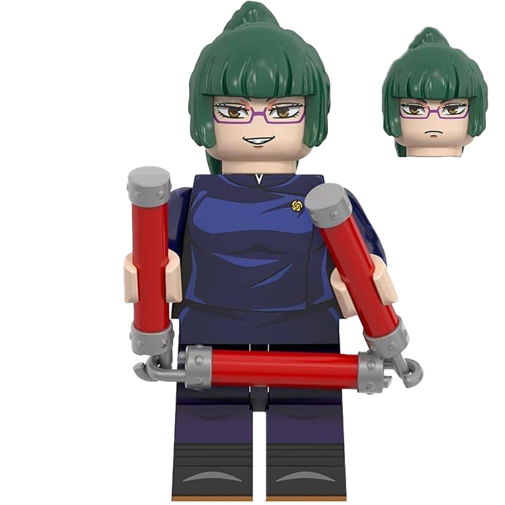"MAKI ZENIN" Jujutsu Kaisen Brick Figure