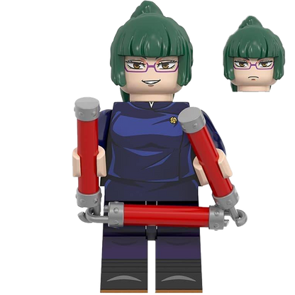 "MAKI ZENIN" Jujutsu Kaisen Brick Figure