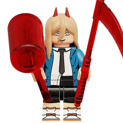 "POWER" Chainsaw Man Brick Figure