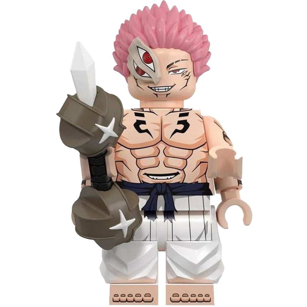 "KING OF CURSES SUKUNA" Jujutsu Kaisen Brick Figure