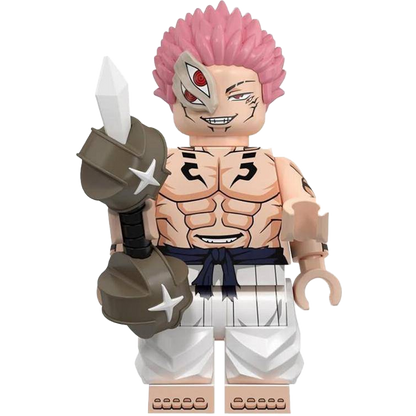 "KING OF CURSES SUKUNA" Jujutsu Kaisen Brick Figure