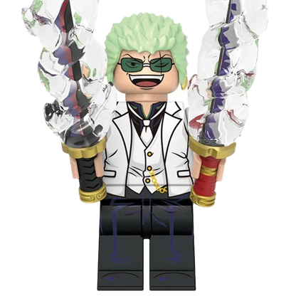 "RORONOA ZORO" One Piece Brick Figure
