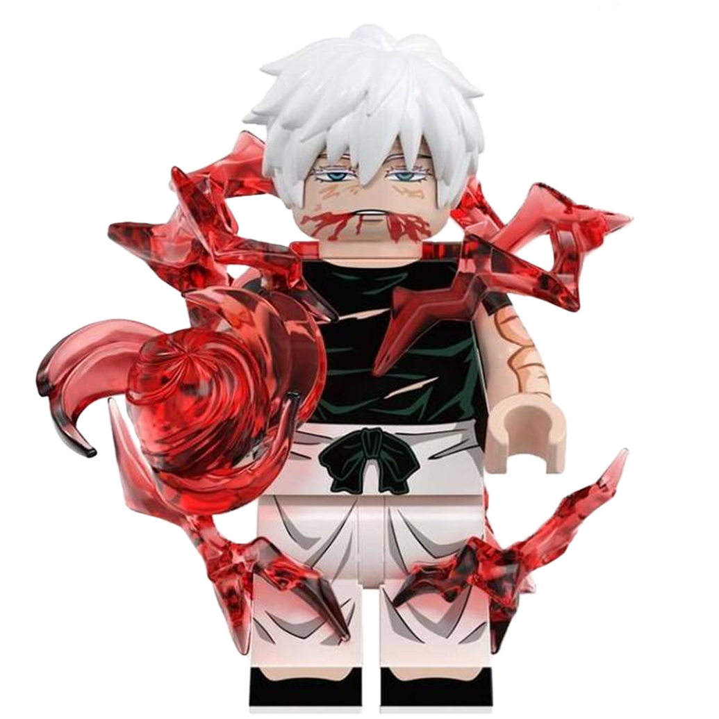 "GOJO CURSED TECHNIQUE REVERSAL RED" Jujutsu Kaisen Brick Figure