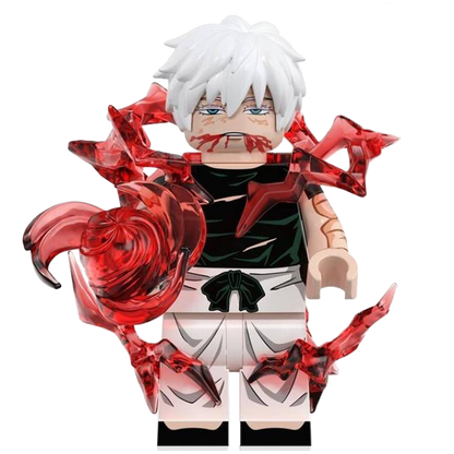 "GOJO CURSED TECHNIQUE REVERSAL RED" Jujutsu Kaisen Brick Figure