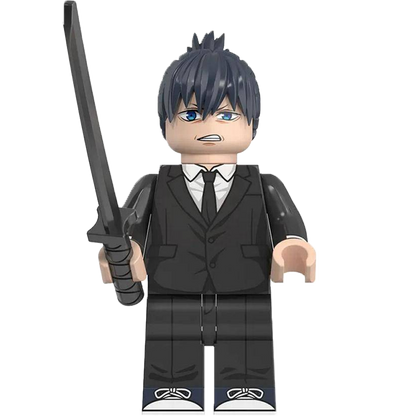 "AKI" Chainsaw Man Brick Figure