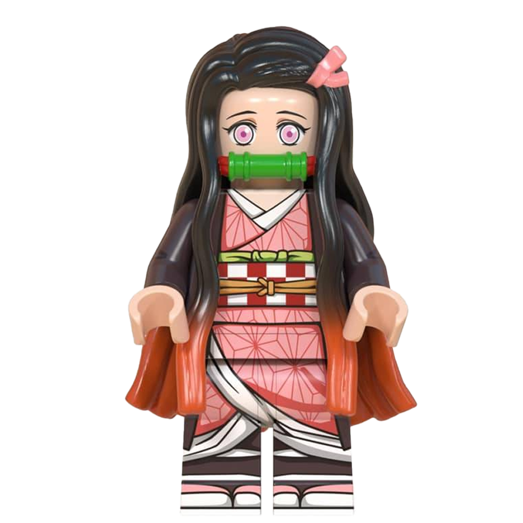 "NEZUKO KAMADO" Demon Slayer Brick Figure