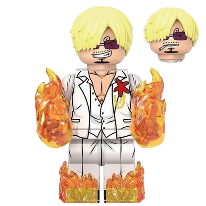 "SANJI" One Piece Brick Figure