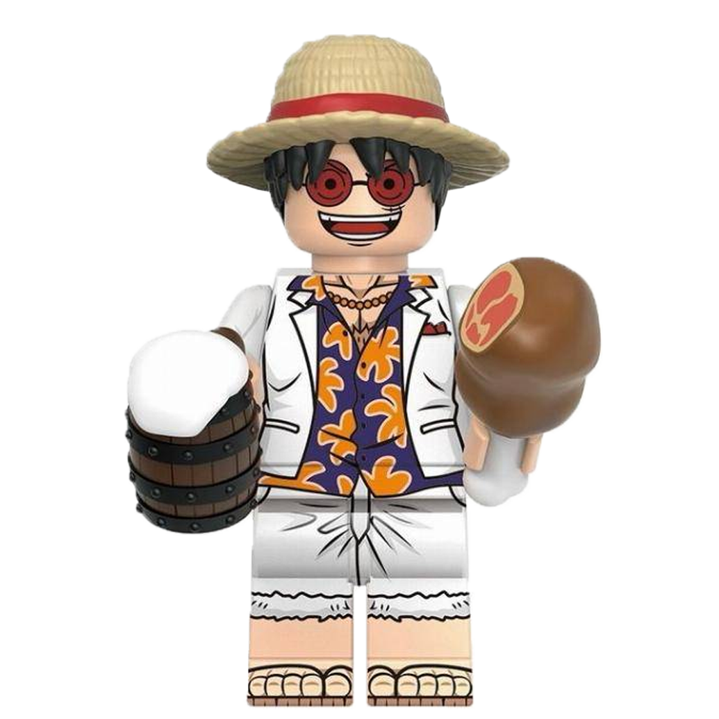 "MONKEY D. LUFFY" One Piece Brick Figure