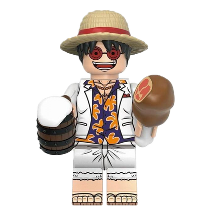 "MONKEY D. LUFFY" One Piece Brick Figure